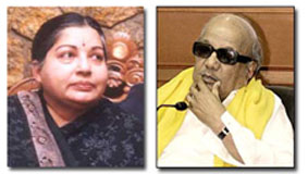 Jayalalithaa and Karunanidhi