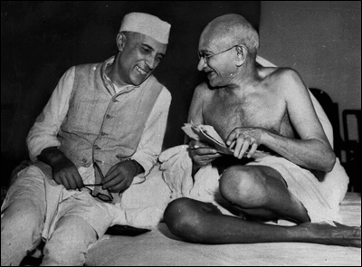 M. K. Gandhi and Jawaharlal Nehru, courtesy: Time.com, Person of the Century